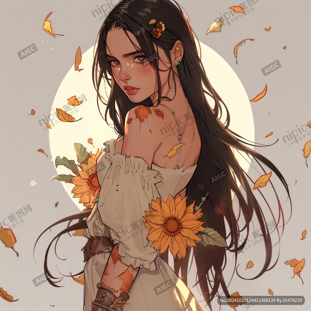 人物半身插畫
