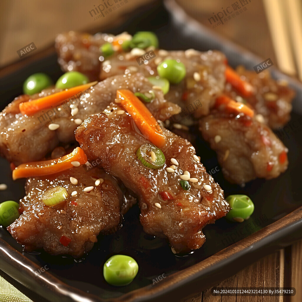 韓式烤調味排骨肉