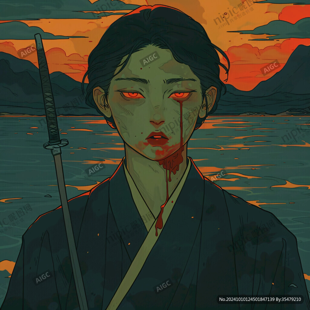 武士插畫