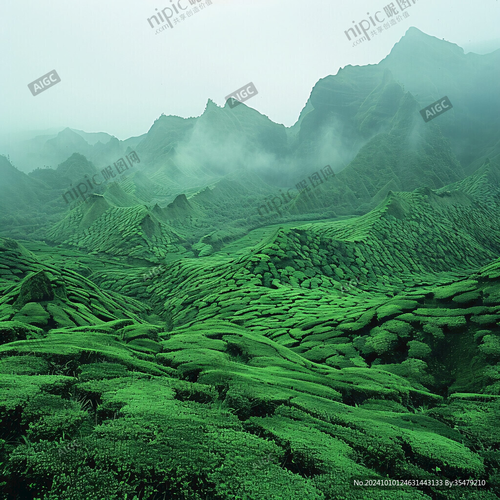 茶園廣告素材
