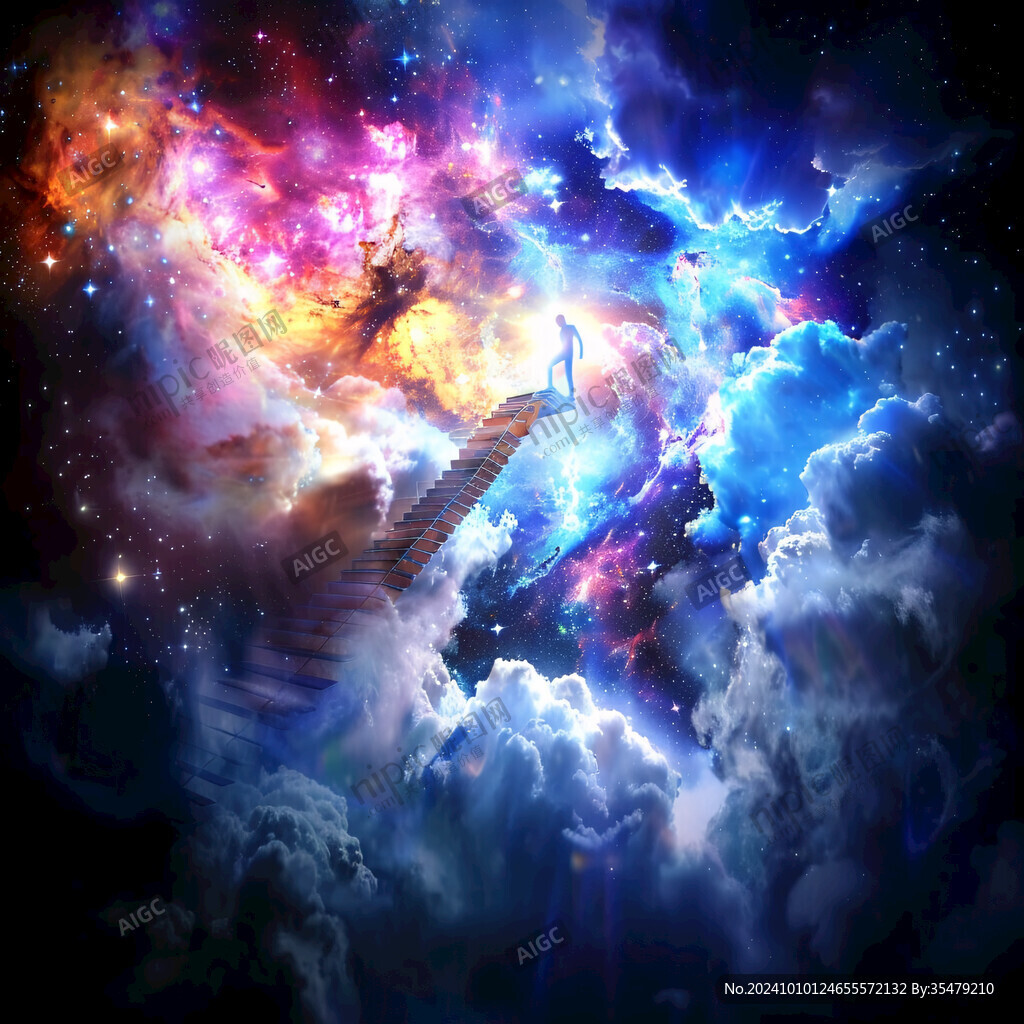 夢幻星空立體畫