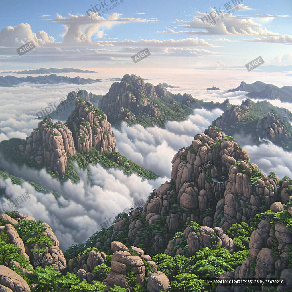 太姥山插畫