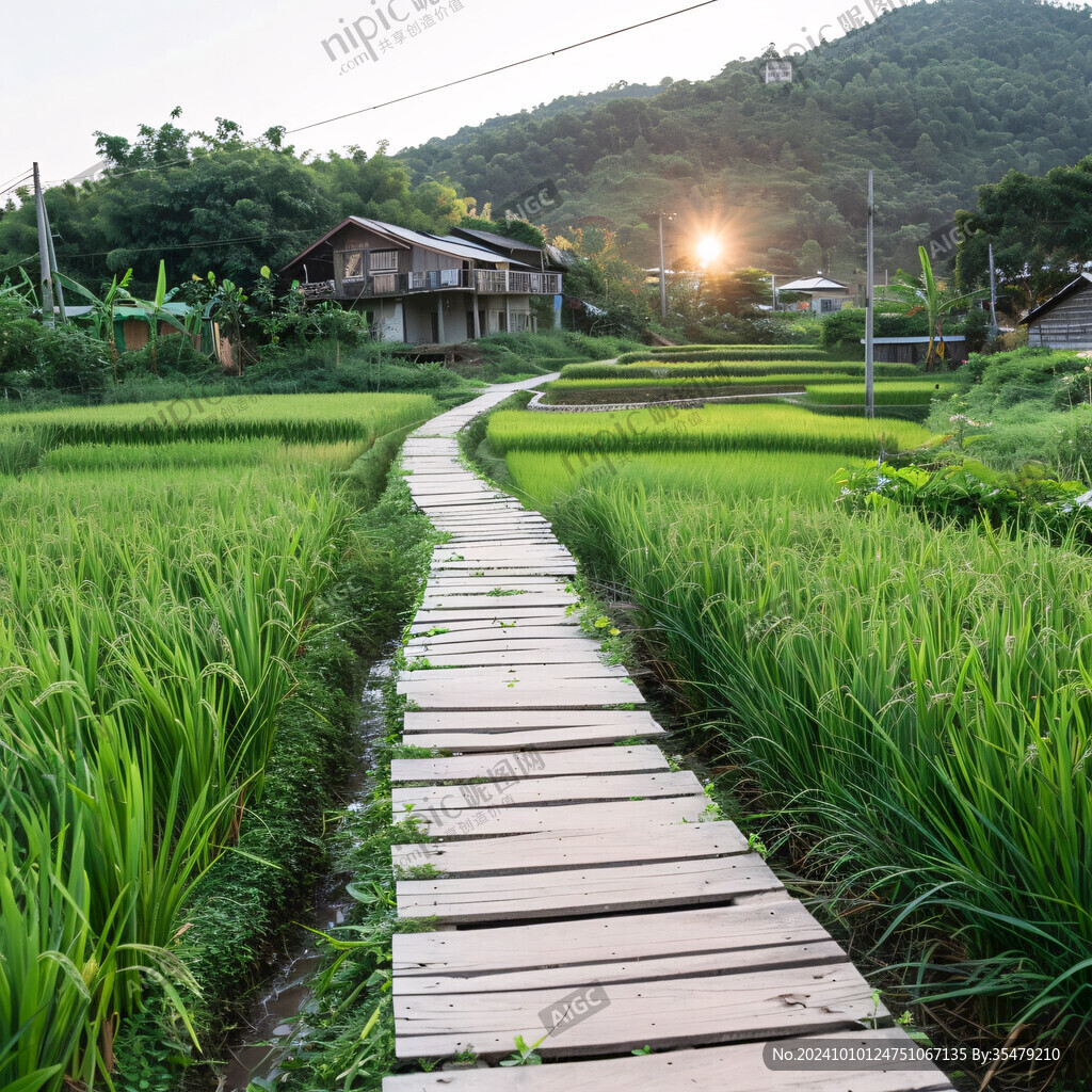 田園小路稻田小路