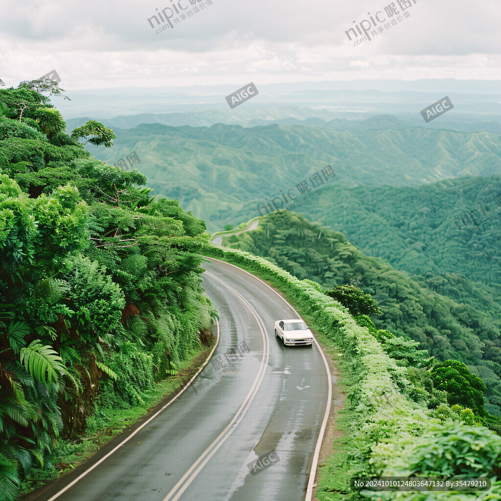 山區公路素材