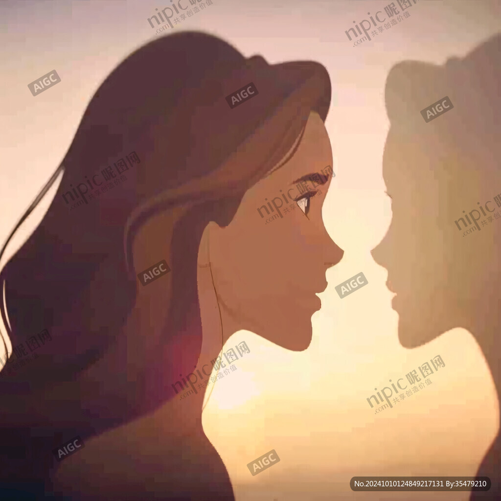 親女插畫