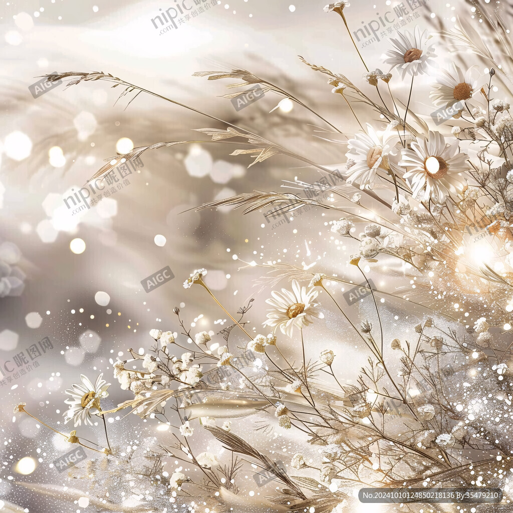 香檳色花藝素材