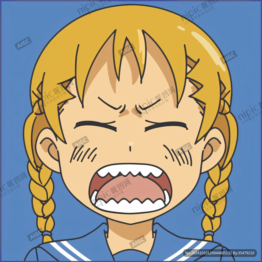 q版哭泣的小女孩