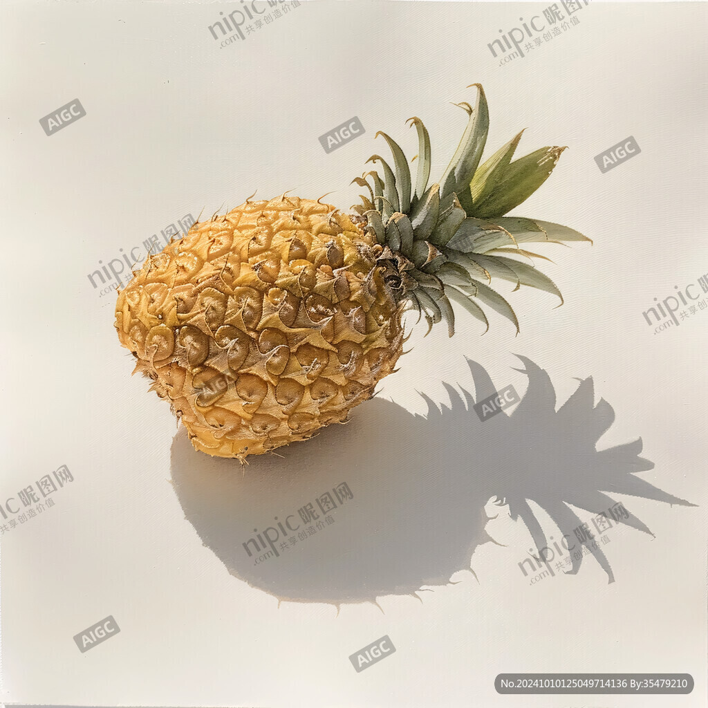 鳳梨透明圖