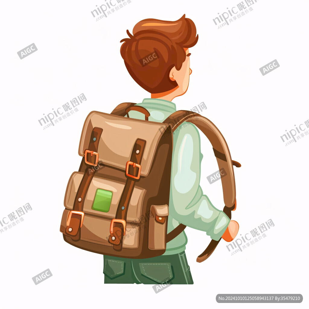 背書包的男孩子