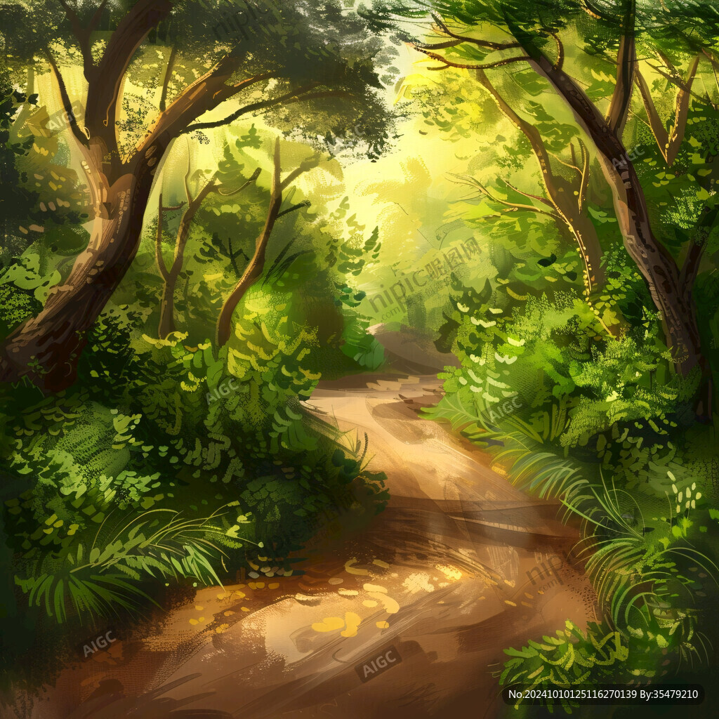 雨林插畫