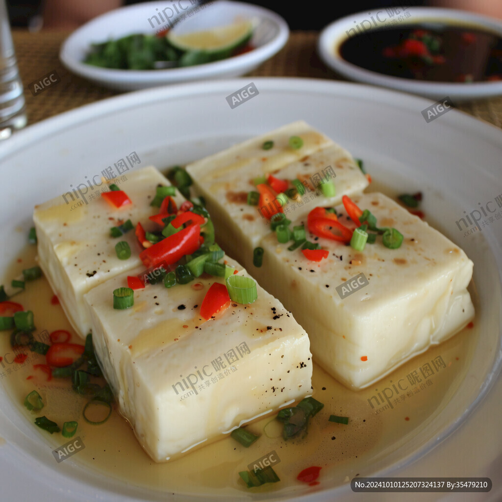 涼拌嫩豆腐特色嫩豆腐