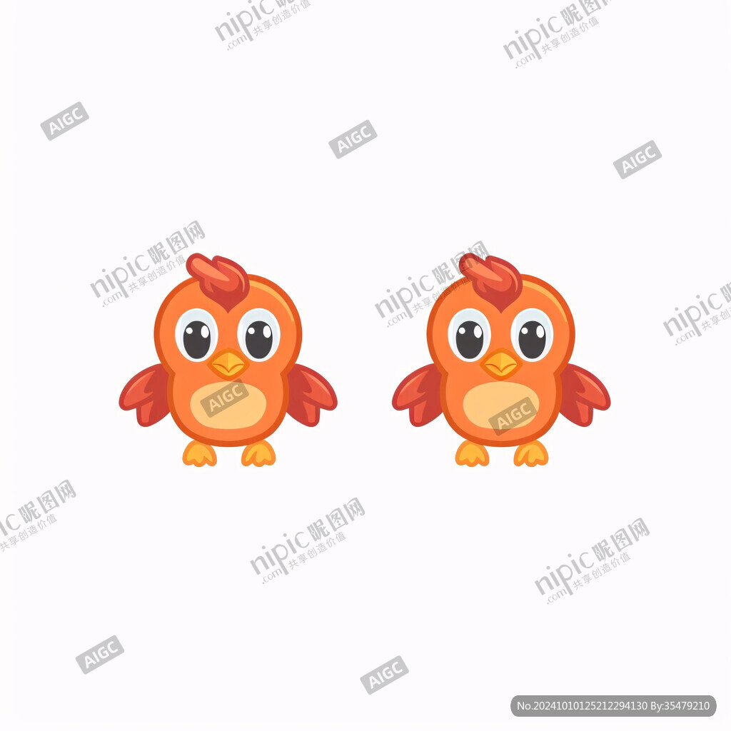 萌雞卡通形象