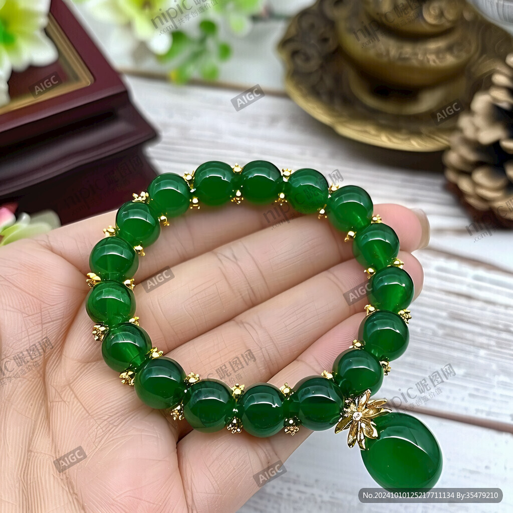 綠玉髓手鏈