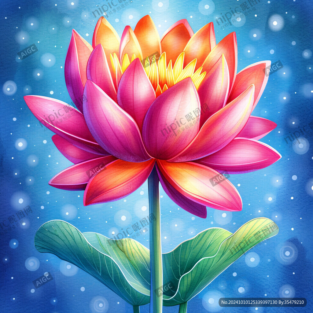 寫實(shí)畫蓮花睡蓮