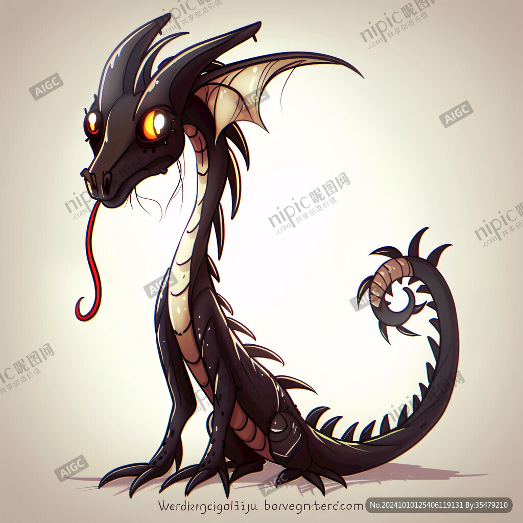 q版龍插畫