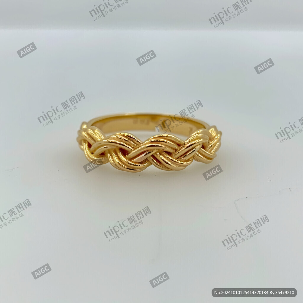 繞圈手環(huán)金色