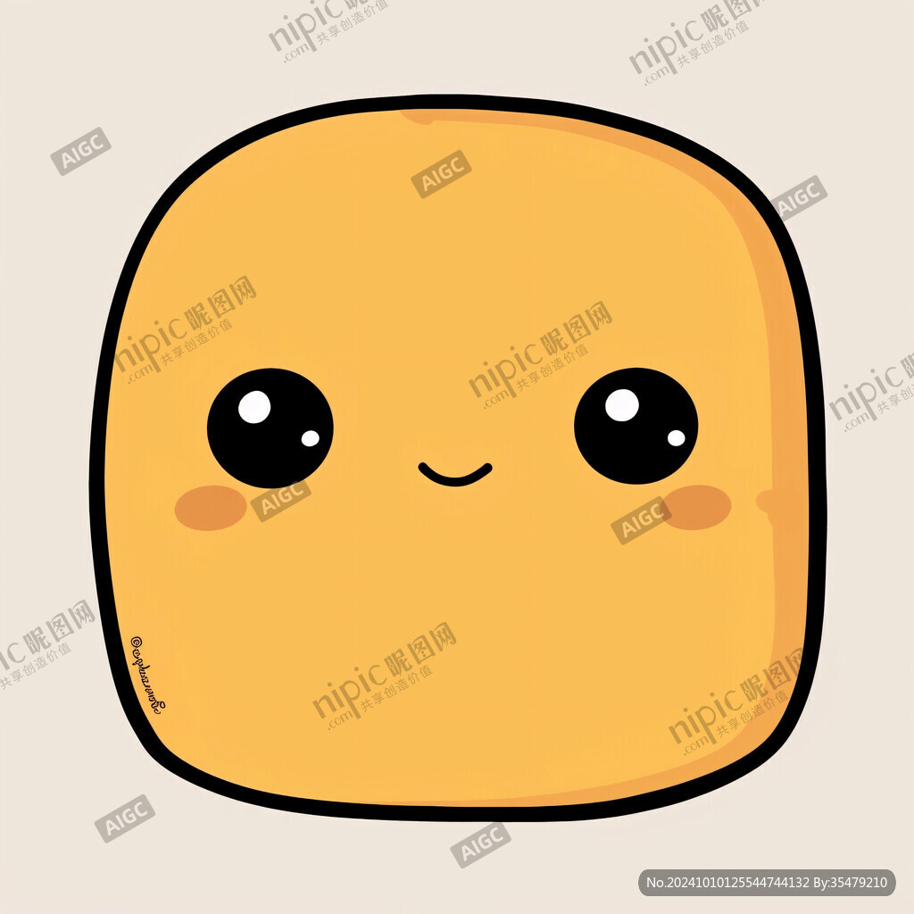 吐司面包卡通形象