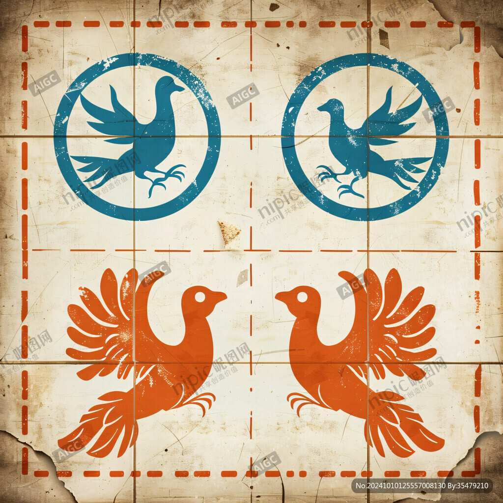 兩只鴿子logo
