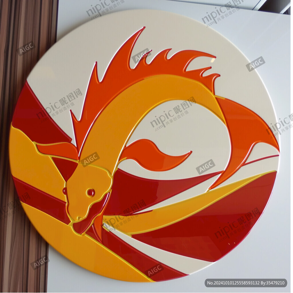 卡通火龍logo