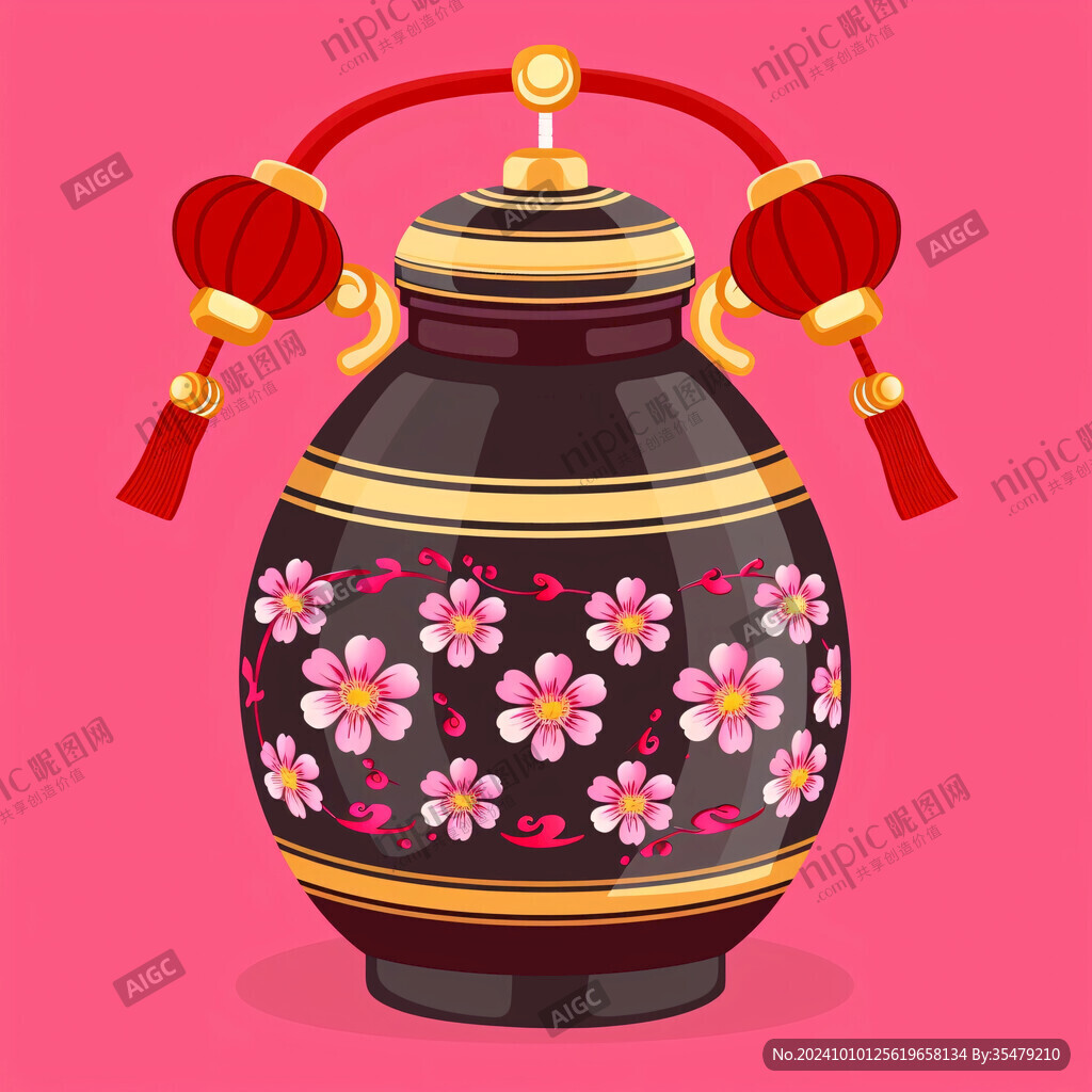 酒壇子插畫(huà)
