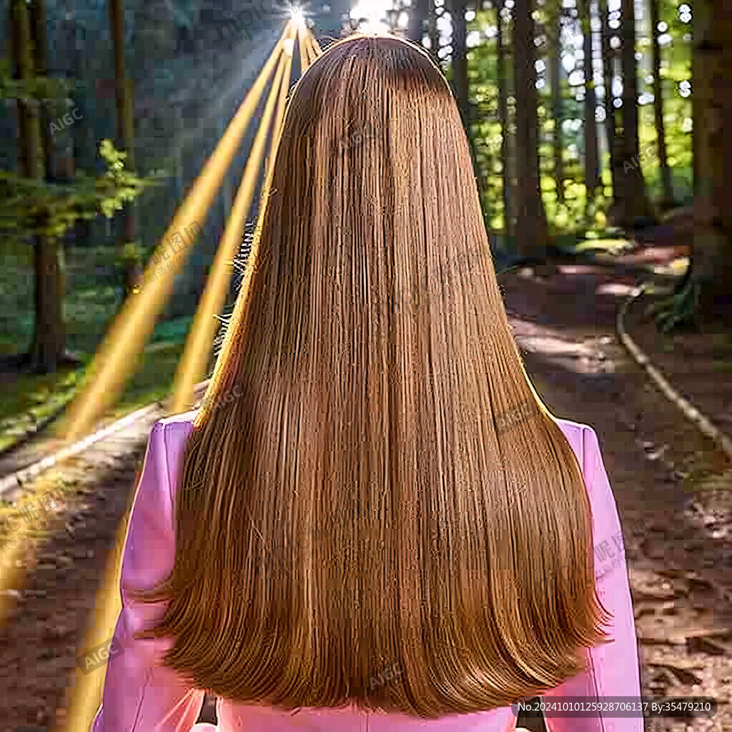 美女秀发背影 美女秀发背影