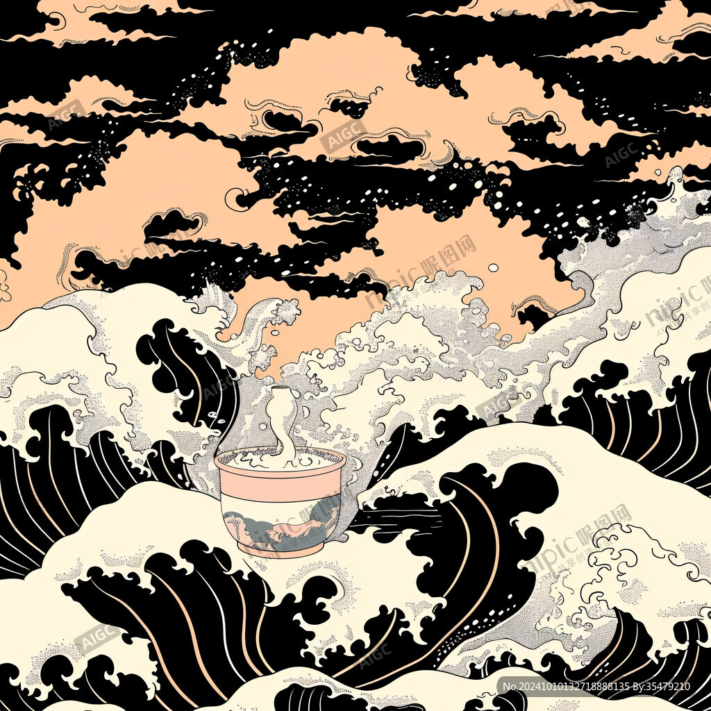 國潮海浪國潮波浪
