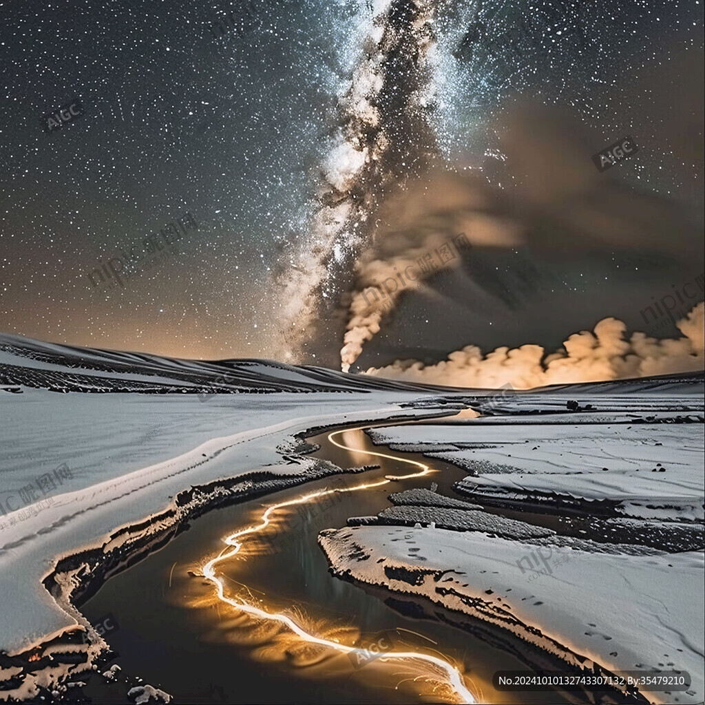 流沙星空裝飾畫