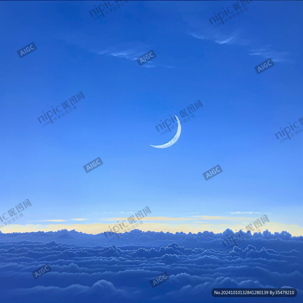 云海月牙