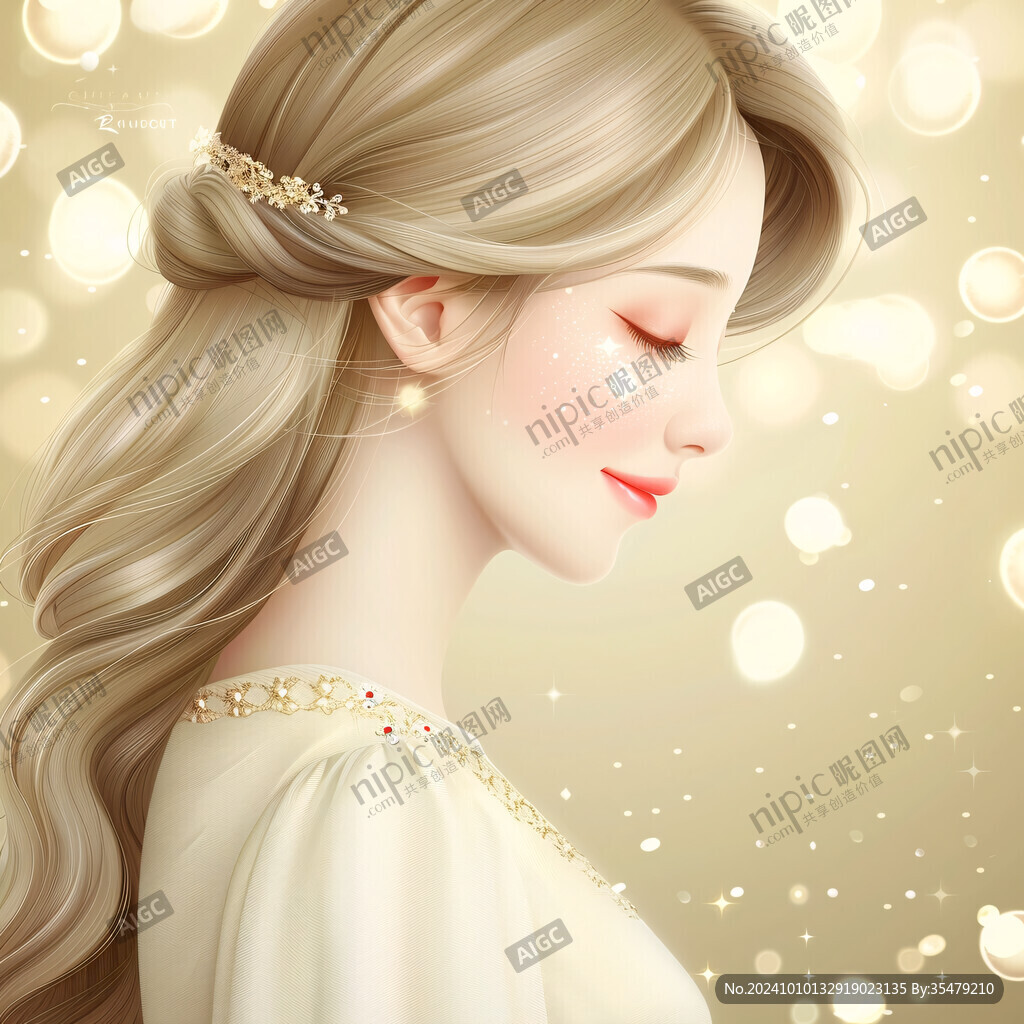 氣質(zhì)美女插畫