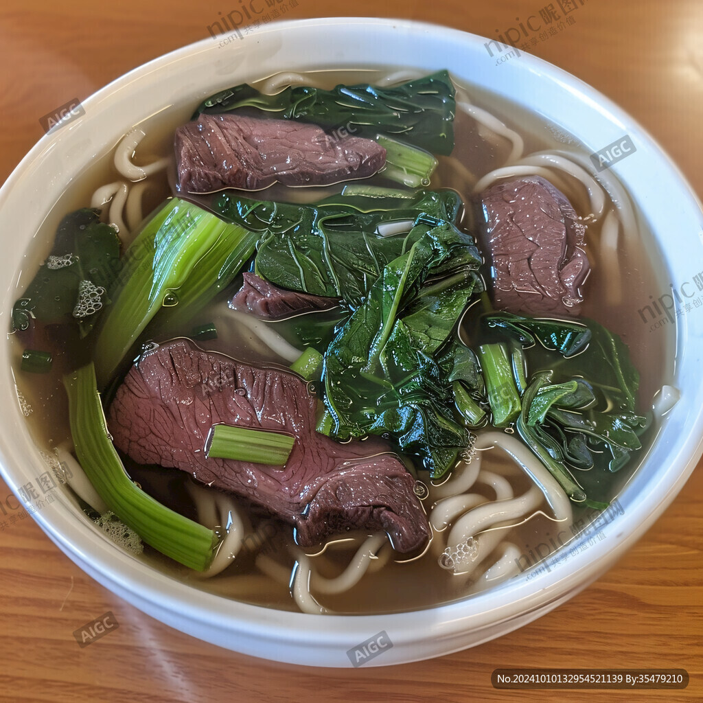 三合一牛肉塊菠菜面