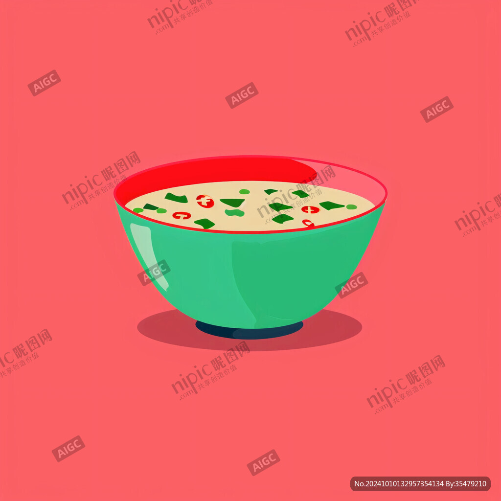 綠豆湯插畫