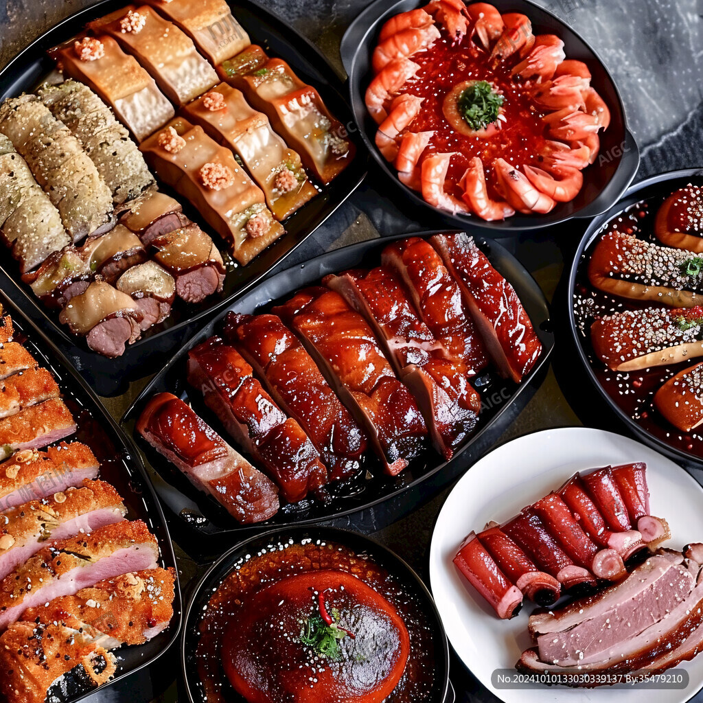 熟食場景圖