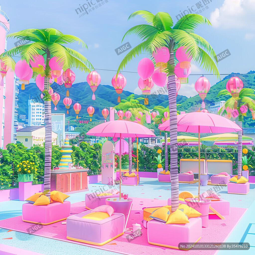 海邊夏日游美陳