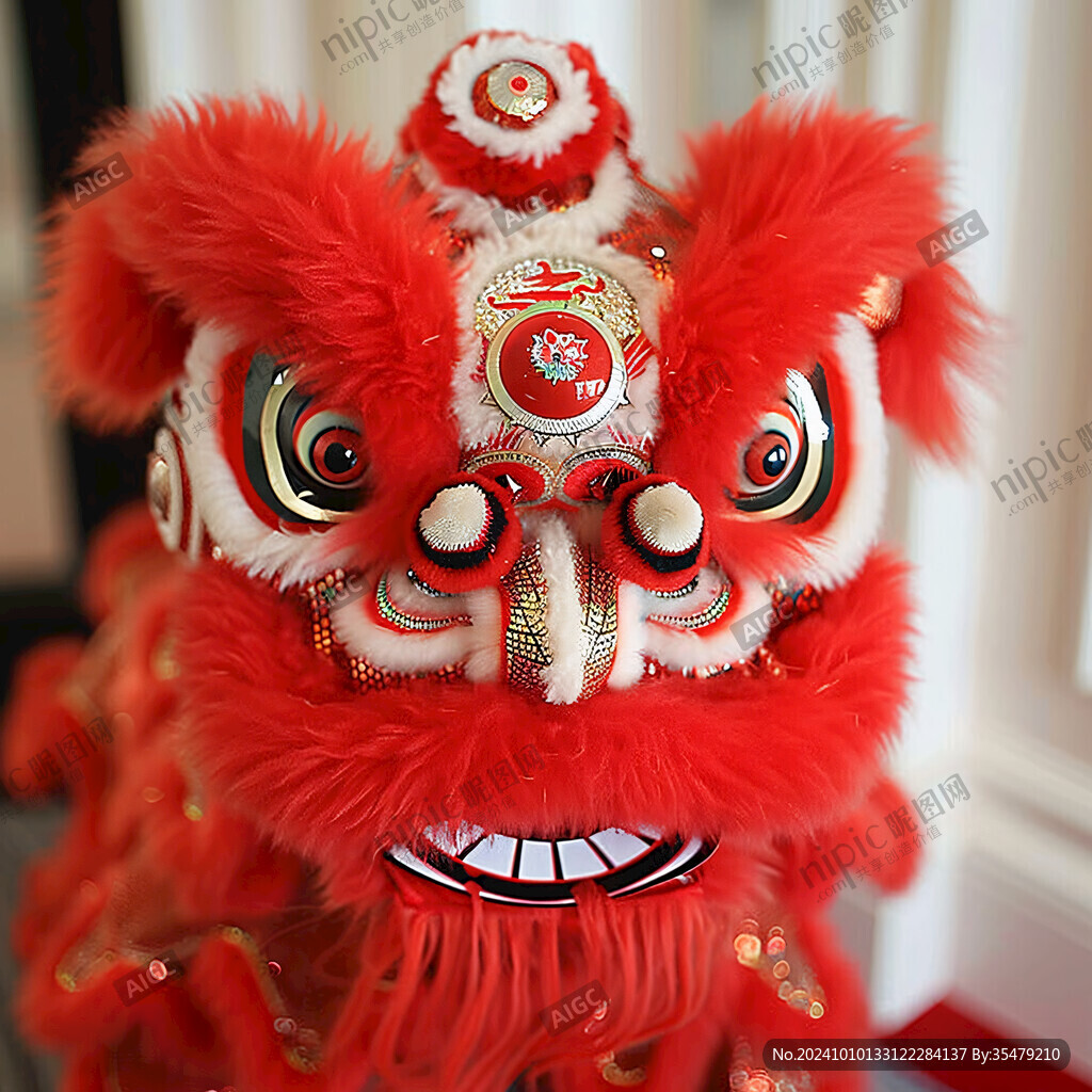 舞獅獅子頭