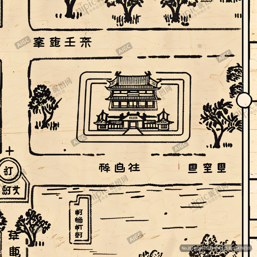 古代府衙平面圖