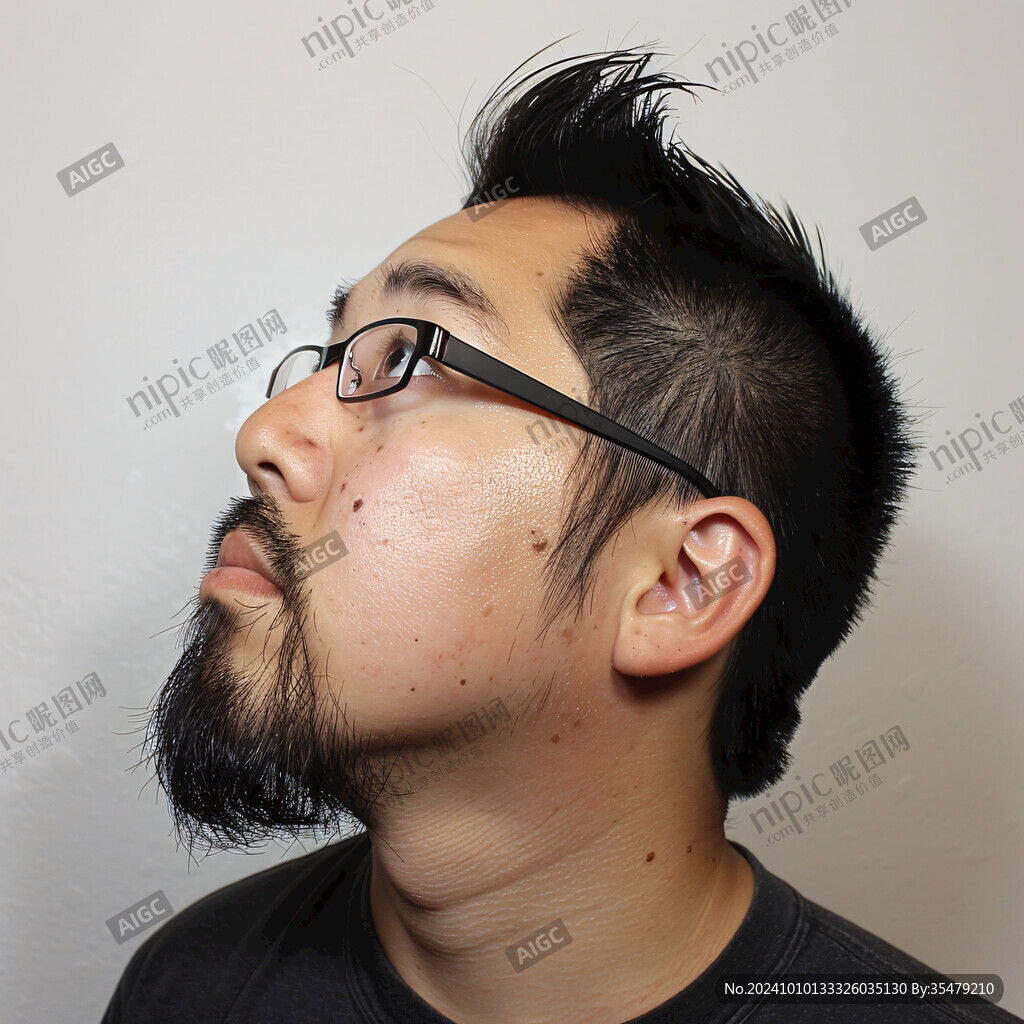 人物造型胡子昂