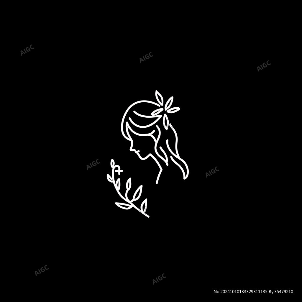 女性線條logo