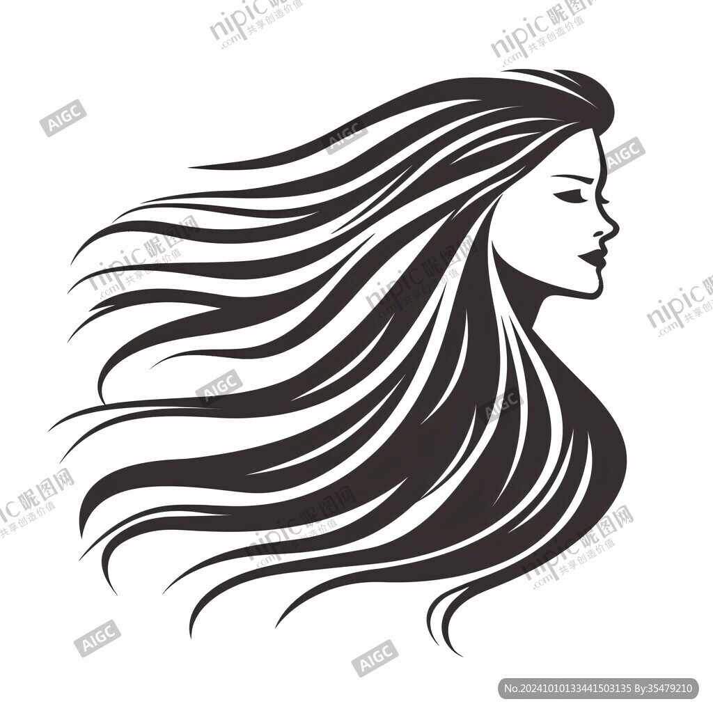 女人頭發(fā)素材