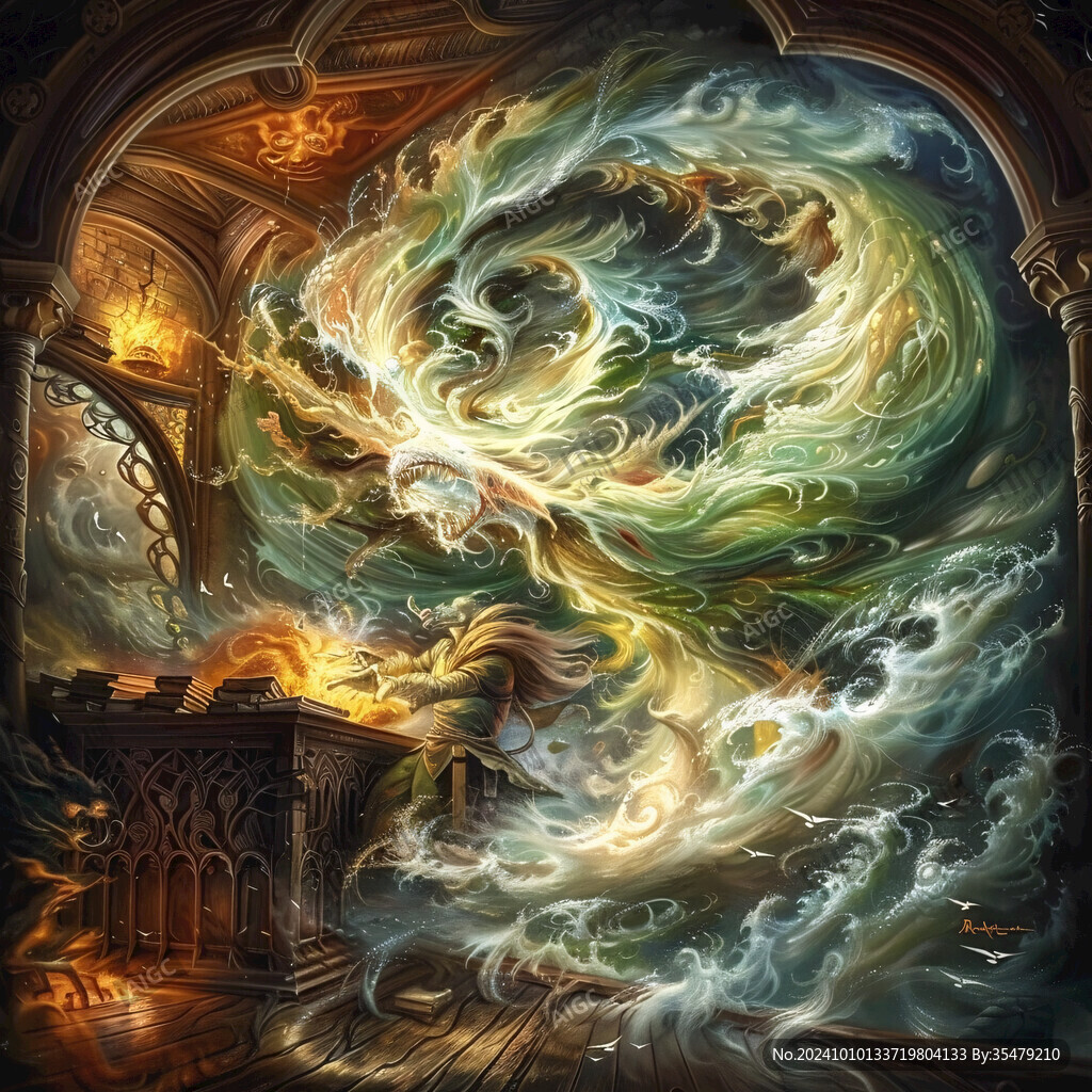 魔幻場景插畫