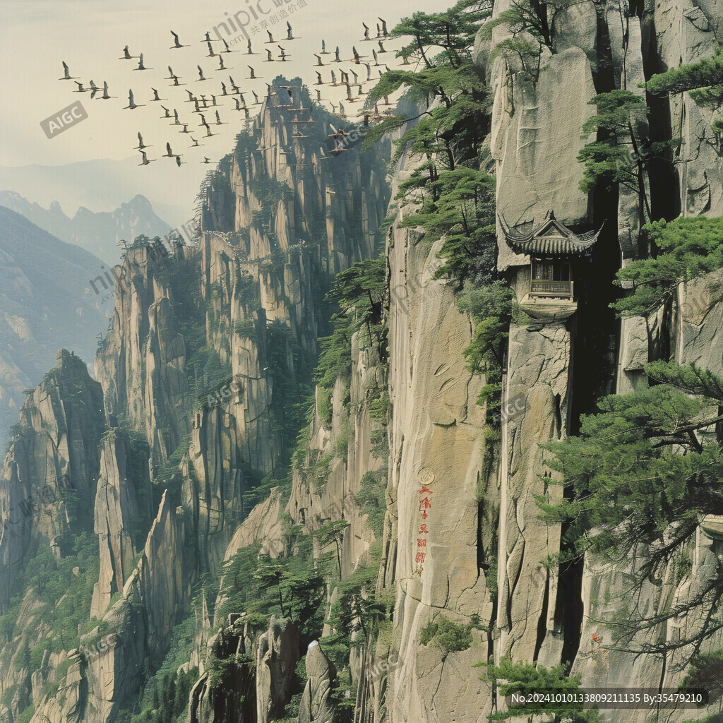 迎客松高清圖