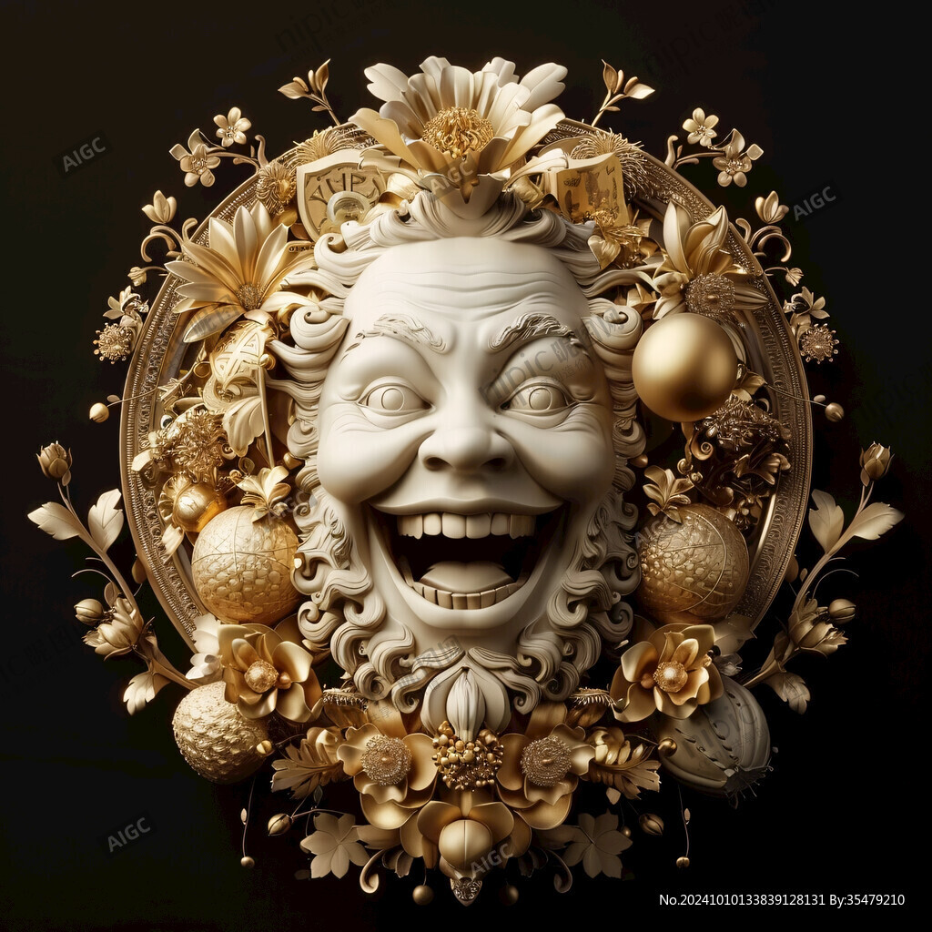 3d浮雕插畫