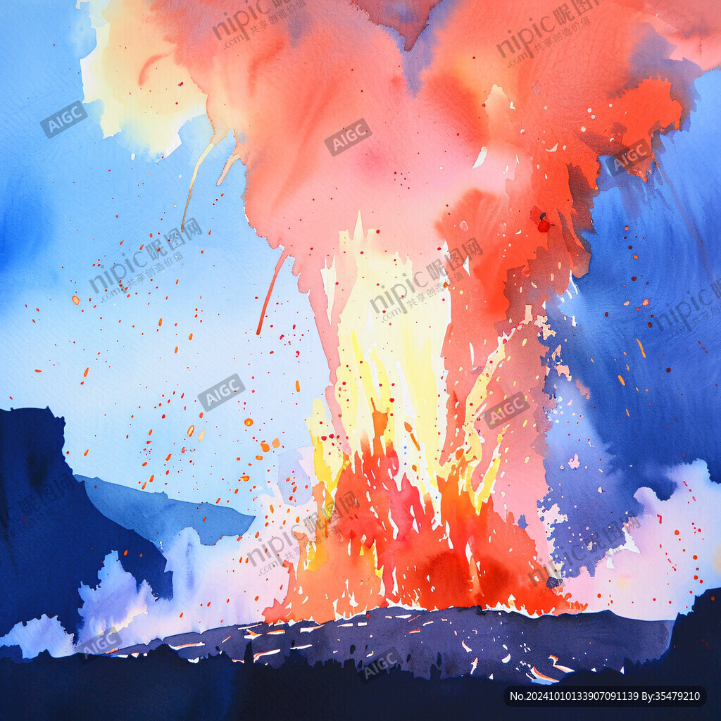 地質運動火山噴發