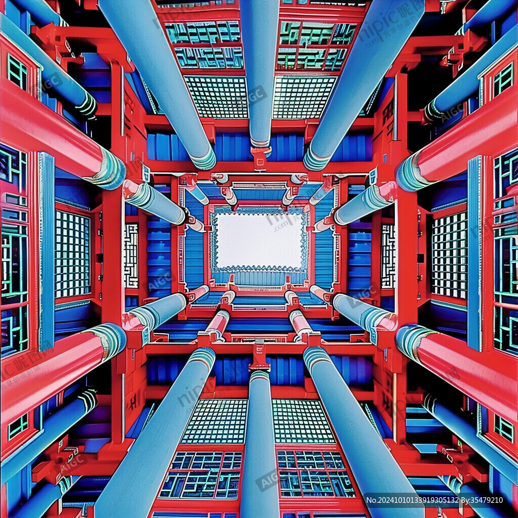 對稱建筑樓