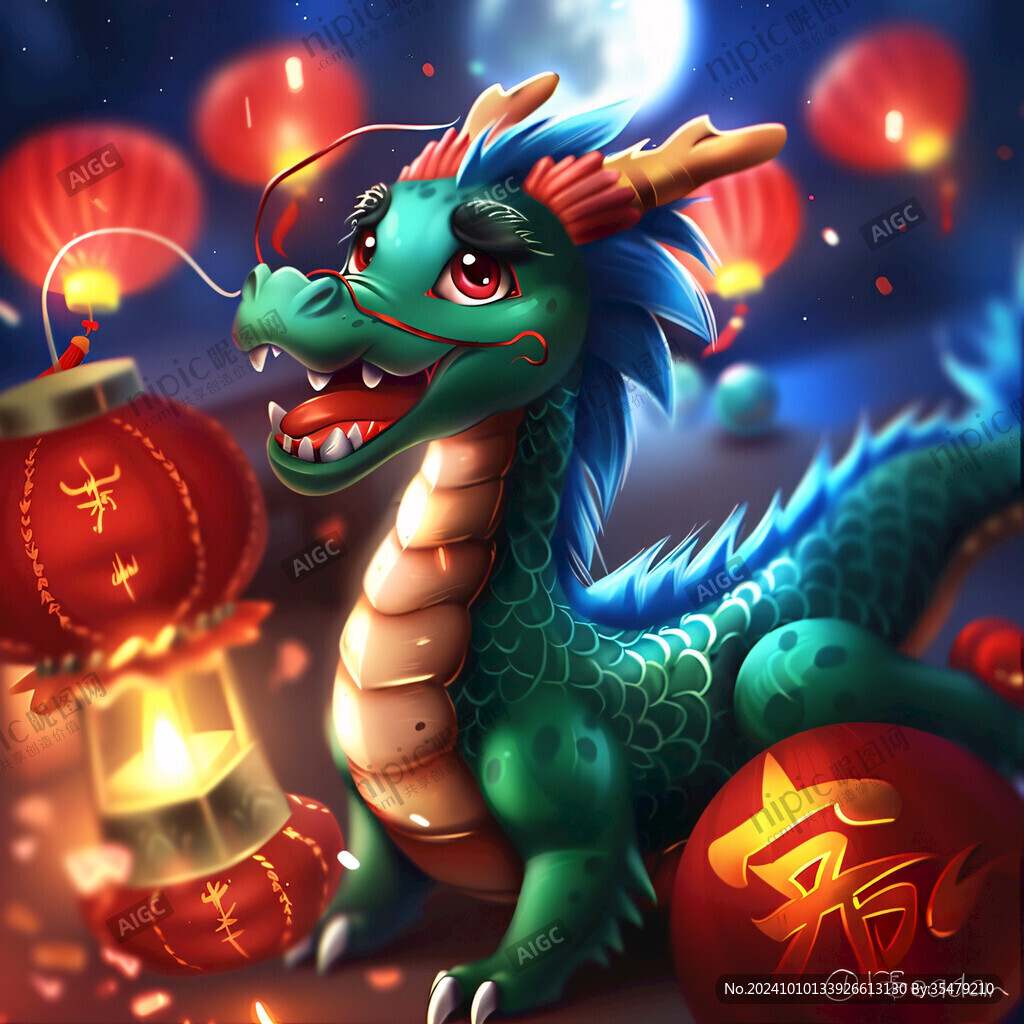 插畫龍年插畫