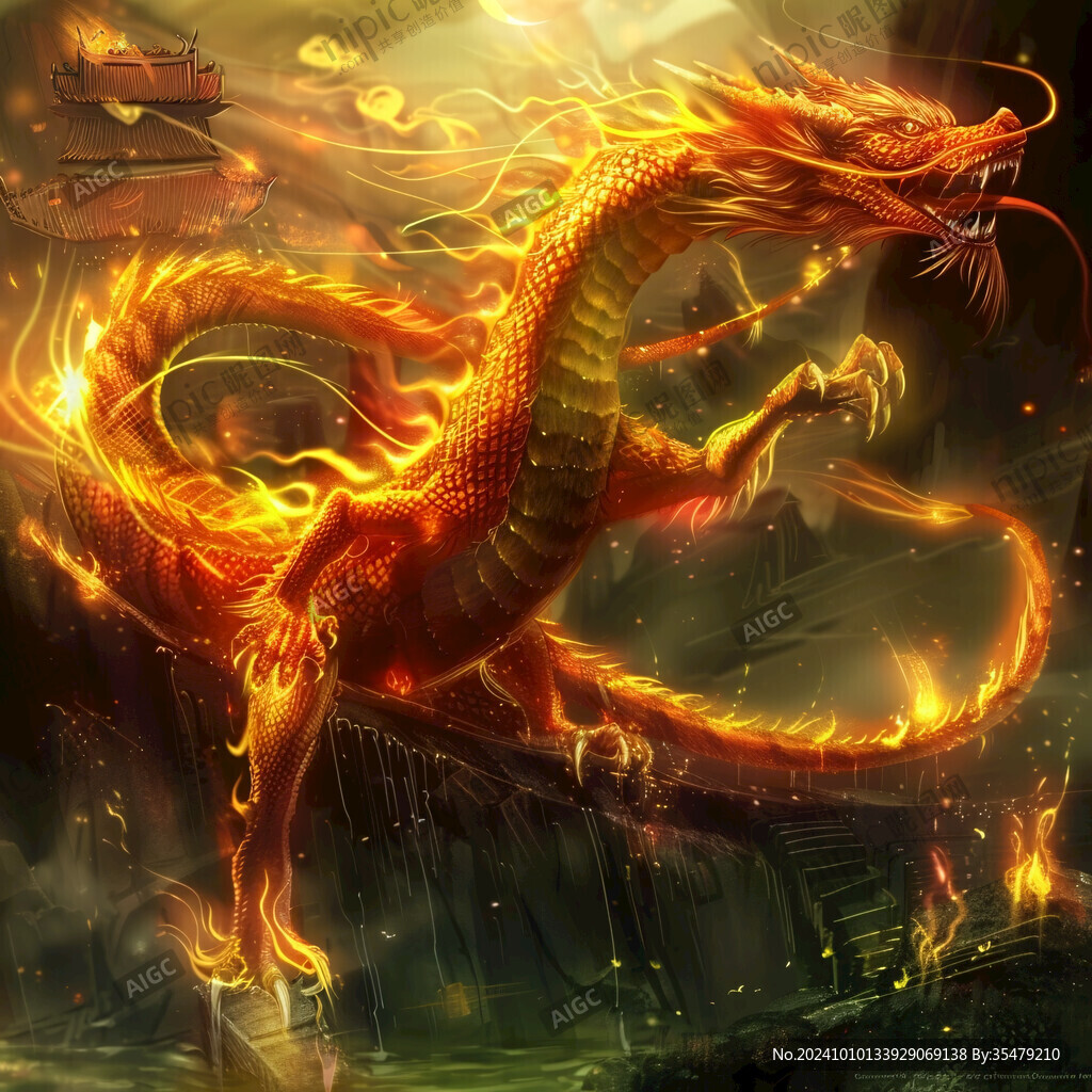 插畫龍年插畫