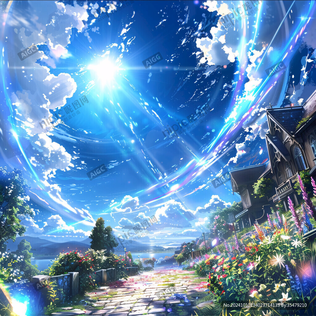 動(dòng)漫天空素材