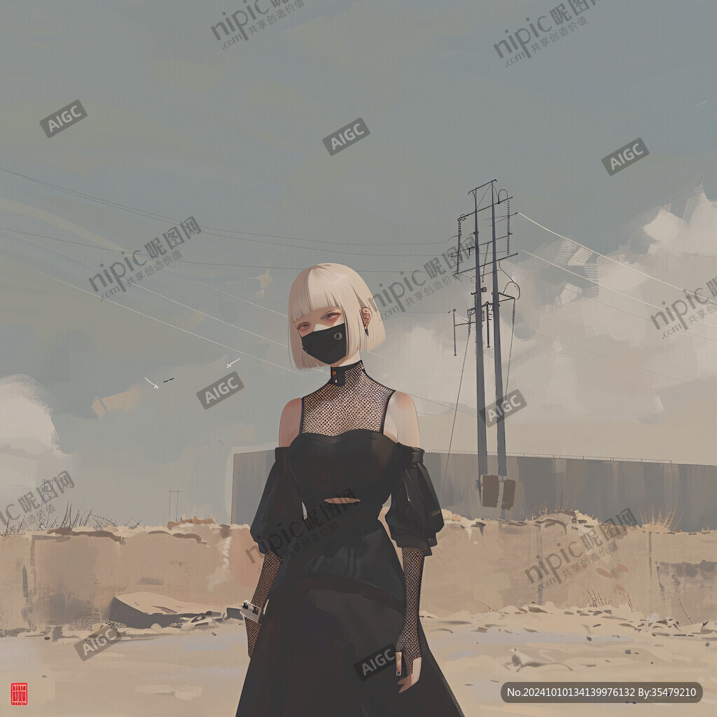 板繪少女插畫