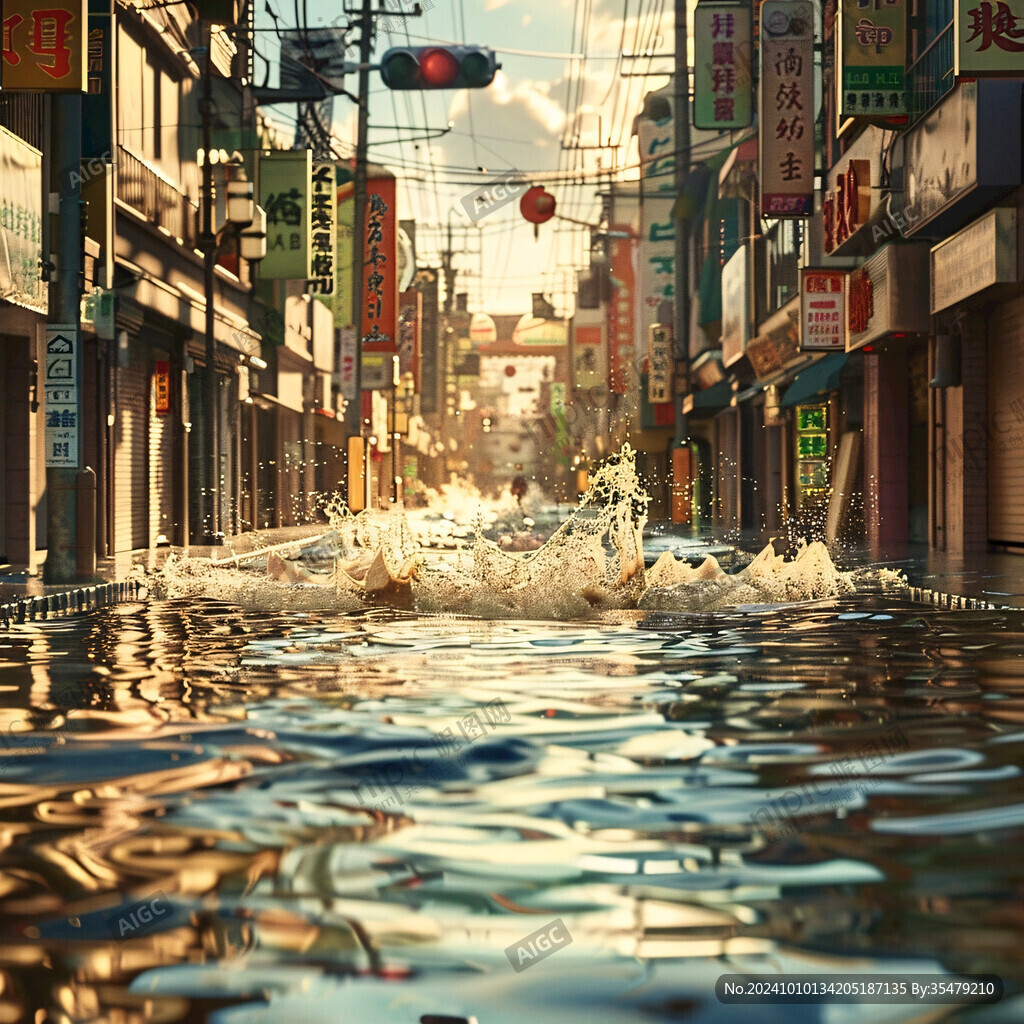 水漫街道