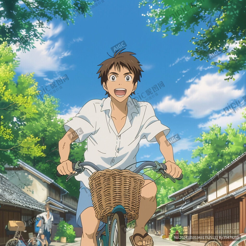 騎單車少年