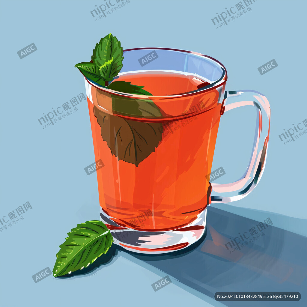 紅茶插畫